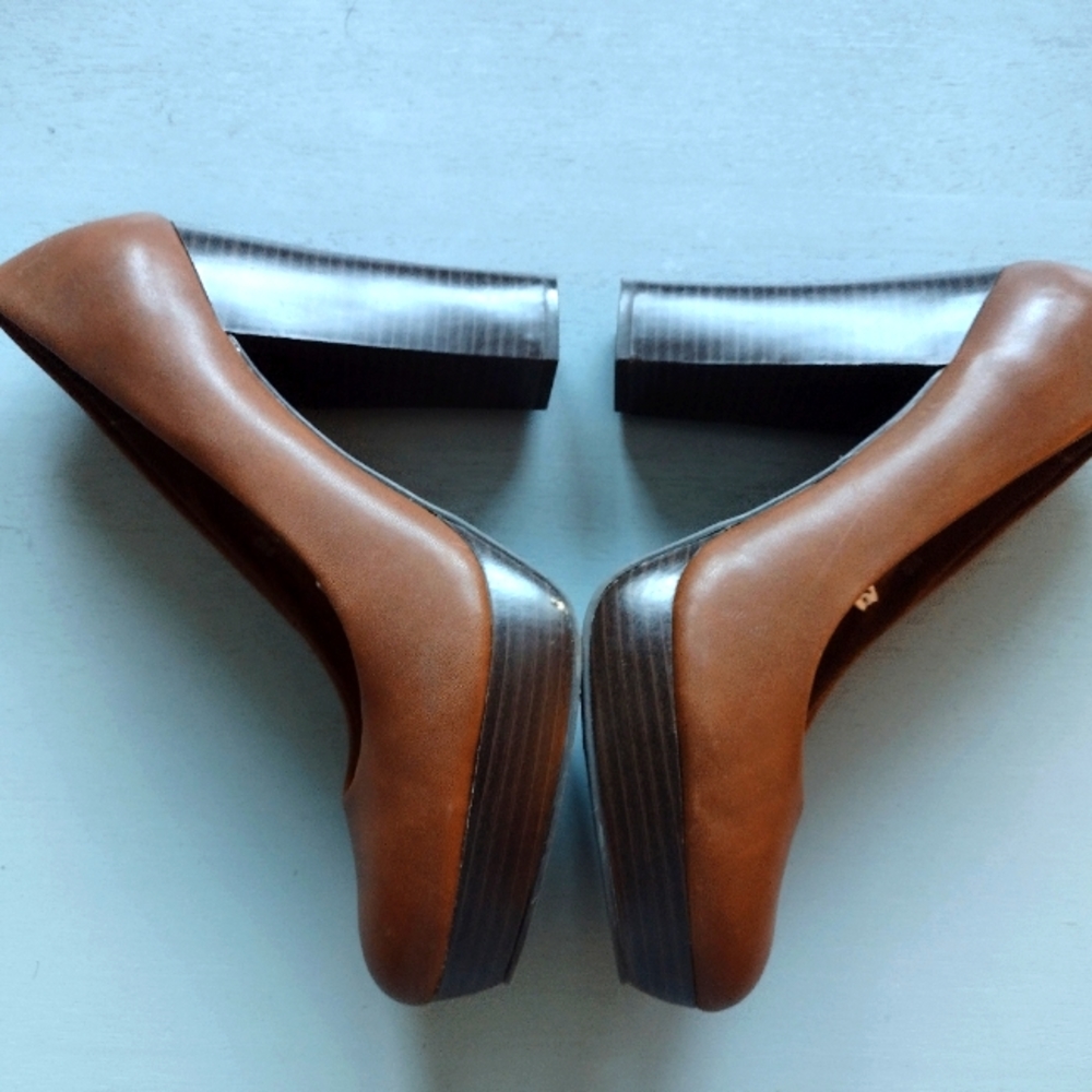 Mossimo Tan & Brown Platforms